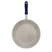 Winco AFPI-10H 10" Induction Ready Aluminum Fry Pan w/ Blue Silicone Handle 1 image