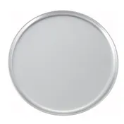 Winco APZC-13 13" Aluminum Coupe Pizza Tray, Round 1 image