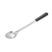 Winco BSPB-15 15" Perforated Basting Spoon with Black Rounded Bakelite Handle 1 image