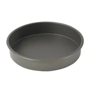 Winco HAC-102 Cake Pan, 10" Dia. X 2"H, Round, 18 Gauge, Anodized Aluminum 1 image