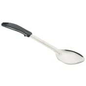 Winco BHOP-13 13" Solid Stainless Steel Basting, Stop Hook, Black Polypropylene Handle 1 image