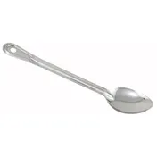 Winco BSON-15 15" Stainless Steel Solid Basting Spoon, One-Piece 1 image
