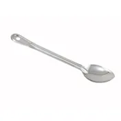 Winco BSOT-13 13" Solid Basting Spoon, 1.2 mm Stainless Steel 1 image