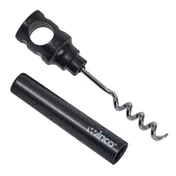 Winco CO-4DK Cork Screw, Twist & Pull Design, Metal Blade, Black Plastic Handle, 2/Pack 1 image