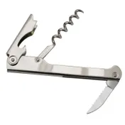 Winco CO-711 Economy Waiter'S Corkscrew, Stainless Steel, Natural Finish 1 image