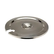 Winco INSC-11M Inset Cover for 11 qt, Heavy Weight Stainless Steel 1 image