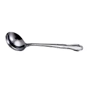 Winco LE-1 Elegance Gravy Ladle, 7" Length, 1 oz Capacity, Stainless Steel - 1 Dozen 1 image