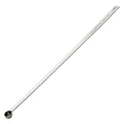 Winco MSLH-025T Measuring Spoon, 18/8 Stainless Steel, 14-5/8" Long Handle 1/4-Tsp 1 image