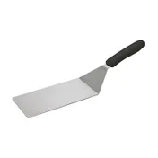Winco TKP-42 8" x 4" Turner w/ Black Polypropylene Handle, Stainless Steel 1 image
