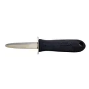 Winco VP-314 Oyster/Clam Knife with Soft Grip Handle, Stainless Steel 1 image