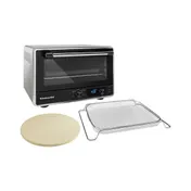 KitchenAid KCO128CU Digital Countertop Conveciton Oven / Pizza and Air Fry, Contour Silver 4 image