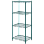 ATS GS1424-4 Wire Shelving Kit w/ (4) 14"D x 24"W Shelves 1 image