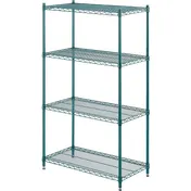 ATS GS1436-4 Wire Shelving Kit w/ (4) 14"D x 36"W Shelves 1 image