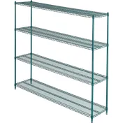 ATS GS1872-4 Heavy Duty Wire Shelving Kit w/ (4) 72"W x 18"D Shelves 1 image