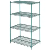 ATS GS2436-4 Heavy Duty Wire Shelving Kit w/ (4) 36"W x 24"D Shelves 1 image