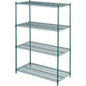 ATS GS2448-4 Heavy Duty Wire Shelving Kit w/ (4) 24"W x 48"D Shelves 1 image