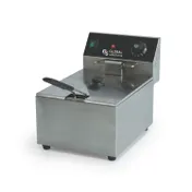 Global Solutions by Nemco GS1611-120 Countertop Electric Deep Fryer, Full Pot, 16 Ibs, 120v, 1750 watt 1 image