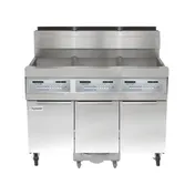 Frymaster SCFHD363G 60" Floor Model Gas Deep Fryer, Full Pot, NG or LP, 240 Ibs Capacity, 375000 BTU 1 image