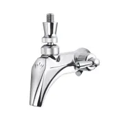 Krowne BC-925F Flow Control Beer Faucet, Chrome, Forward Sealing, 2" Valve for Draft Control 1 image
