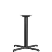 Flash Furniture XU-T3030-GG 30x30 3 Dia Column Dining Height Cast Iron Powder Coat Black Restaurant Table Base 1 image