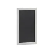 Flash Furniture HGWA-GDI-CRE8-164315-GG Magnetic Chalkboard, 20" x 30", Black Board, White Wood Frame 1 image