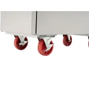 Migali C-F40-NG 15" Floor Model Natural Gas Full Pot Fryer w/ 40 lbs, 3 Burners, 102.000 BTU 4 image
