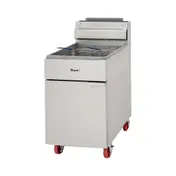 Migali C-F75-LP 21" Floor Model LP Gas Full Pot Fryer w/ 75 lbs, 5 Burners, 150.000 BTU 1 image