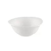 CAC China BHM-B4 Bahamas Bowl, 3.25oz, 4-1/4" Dia., Round, Embossed, Porcelain, Bone White - Dozen 1 image