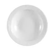 CAC China CRO-11 Corona Fruit Dish, 5" Dia, 1-1/2" H, 5 oz, Porcelain, White, Embossed - Dozen 1 image