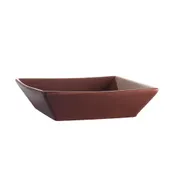 CAC China KC-B8-PLM Color Arts Square Bowl, 42 Oz., 8" L x 8" W x 2-3/8" H, Ceramic, Plum - 1 Dozen 1 image