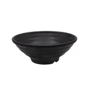 CAC China XCTN-B209 Centennial Bowl, 50oz, 8-3/4" Dia. x 3-3/8" H, Matte Black, Round China - 1 Dozen 1 image
