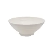 CAC China XSHL-BR8 Seashell Bowl, 40oz, 8" Dia. x 3-1/4" H, Round, White China, 1 Dozen 1 image
