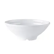 CAC China XSHL-BR9 Seashell Bowl - 57oz, 8-3/4" Dia x 3-7/8" H, Round White China, 1 Dozen 1 image