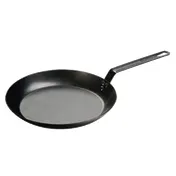 Lodge CRS12 Skillet - 12" Dia, 3-1/2" H, Riveted Handle, Heavy-Gauge Carbon Steel, Made in USA 1 image