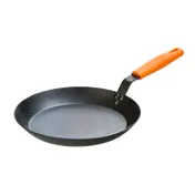Lodge CRS12HH61 Skillet - 12" Dia., 3-1/2" H, Carbon Steel, Riveted Handle, Induction Ready, USA 1 image