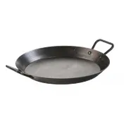 Lodge CRS15 Skillet 15" Dia. 2-7/10" H Riveted Dual Handles Heavy Gauge Carbon Steel Induction Ready 1 image