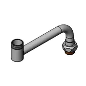 T&S Brass 151X Nozzle, Swivel, 6" Long, Back Section, Low-Lead, Ansi, Nsf 1 image