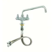 T&S Brass 5F-2SLX10A Equip Faucet, Deck Mount, Swivel, 8-5/16" H, 10-1/8" Spread 1 image