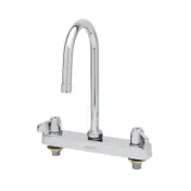 T&S Brass 5F-8CLX05 Equip Workboard Faucet, Swivel, 8", Deck Mount 1 image