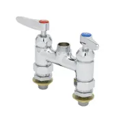 T&S Brass B-0225-LN-CC-CR Double Pantry Faucet, Deck Mount, 4" Oc, Less Nozzle 1 image