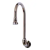 T&S Brass B-0536 Spout, Rigid Gooseneck, Wall Mounted,1/2" Ips Female Inlet 1 image