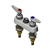 T&S Brass B-1110-XS-LN Faucet Workboard, Deck Mount, 4" Centers, 2" Shank 1 image