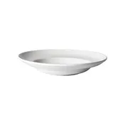 Winco MPB-12 Mediterranean Pasta Bowl, 12 oz, 9" x 1.5" Round Porcelain White - 1 Dozen 1 image