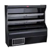 Howard-McCray SC-M32E-6-B-LED 74" Vertical Meat Open Air Merchandiser in Black, Self-Contained 3 image