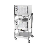 AccuTemp S32403D110 DBL 6 Pan Boilerless Convection Steamer, (2) Stacked, Connectionless, 240V 1 image
