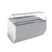 Ciam USA CIAM CIAO CIAODVCGL24I 84" Gelato/Ice Cream Dipping Cabinet w/ Curved Sneeze Guard 1 image