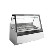 Ciam USA CIAM MYA MYA3H15GEL24I 84" Gelato/Ice Cream Dipping Cabinet w/ Curved Sneeze Guard 1 image