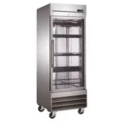 Drago America DR23RG 29" 1-Glass Door Reach-In Refrigerator, 23 cu. ft., Bottom Mounted 1 image