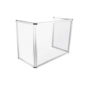 Spring USA MSG3619 Sneeze Guard, 36"W X 25"D X 19-1/2"H, 3-Sided, Folds Flat 1 image