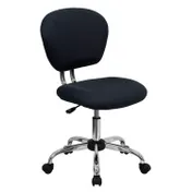 Flash Furniture H-2376-F-GY-GG Swivel Task Chair, 33-1/2"-37-1/2" Height, 250 lb, Mesh Seat Armless, Casters 1 image